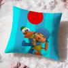 Милая мультяшная наволочка P-Pocoyo Премиум-комфорт Двусторонняя наволочка - Дизайн «Два в одном» для любой комнаты и салона автомобиля