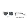 TF Metal Pilot Style Sunglasses Unisex sunglasses Gun-Gray TF1290-K-08A