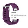 Watch Band Checkered Pattern Smartwatch Bracelet Soft Silicone Strap Replacement for Fitbit Charge 2