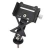 Bicycle Stem Phone Mount Aluminum Alloy Anti Slip Width Adjustable Rotatable 360 Degrees Bike Stem