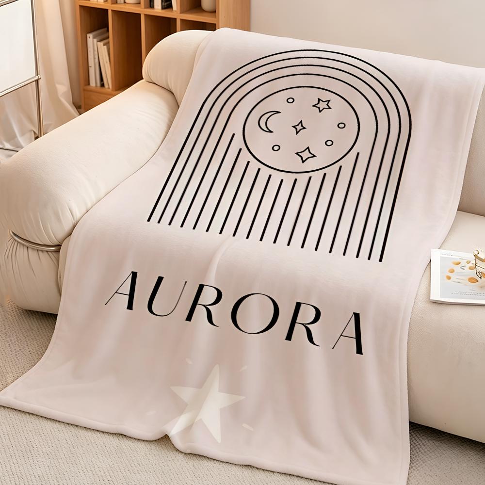 Музыка A-Aurora Плед Высокой Плотности Короткий Плюш Мягкий Для Кожи для Дивана Дремоты Кондиционируемой Комнаты