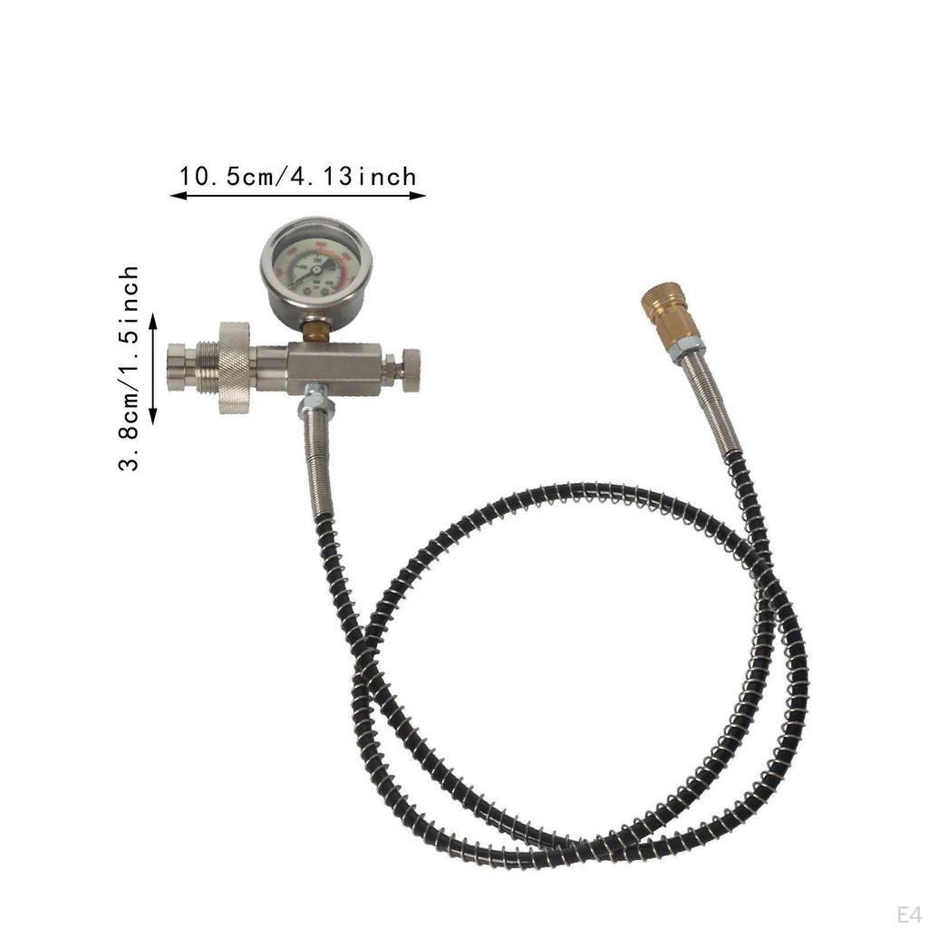 Заправочная станция, зарядный адаптер, баллон для заправки, бутылка с манометром, для водных видов спорта, большой