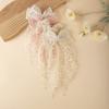 Princess Style Bow Hair Clip Lace Headwear Lovely Swallowtail Bow Hairpin  Wedding Season