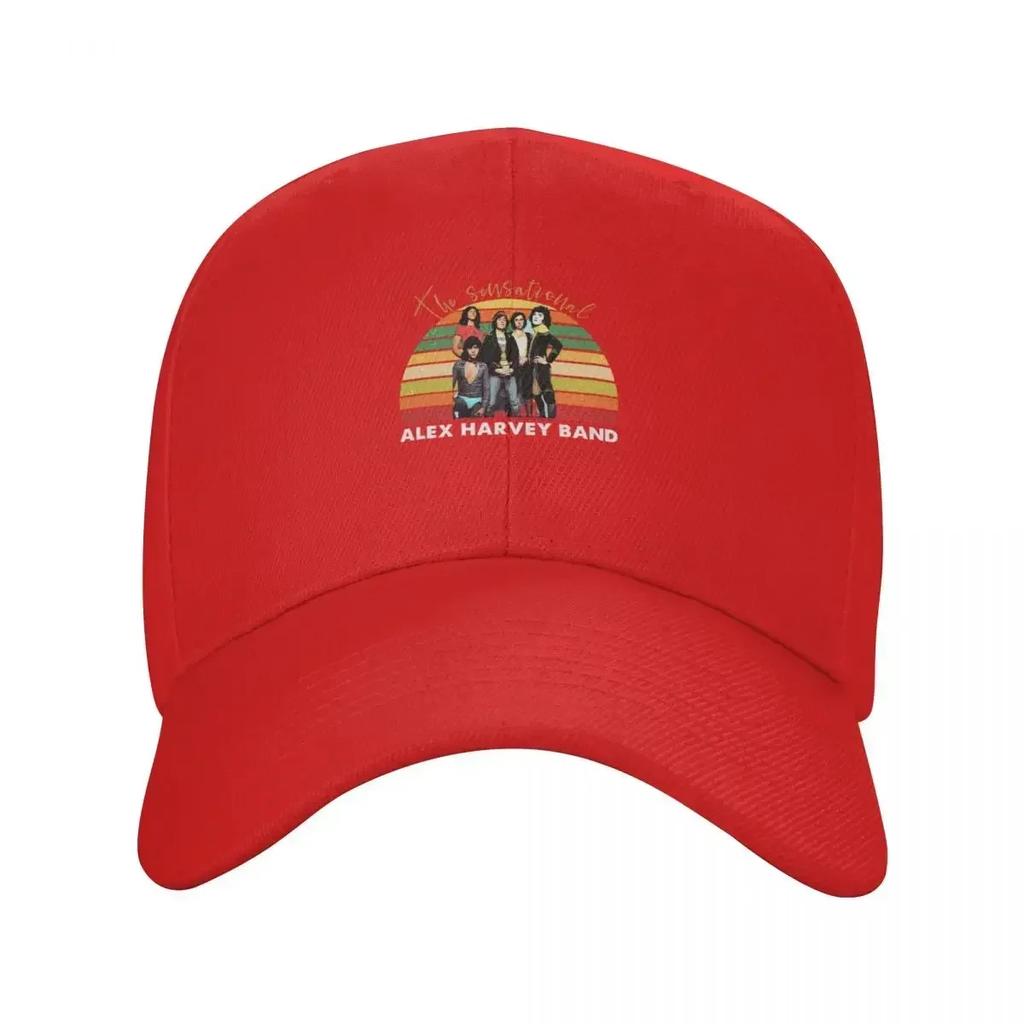 The sensational alex harvey band retro Baseball Cap Fashion Beach western Hat Vintage luxury caps Womens Hats Unisexs