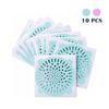10 Pcs Home  Hair Trap Floor Drain Tank Filter Toilet Sewer Hair Filter Sticker