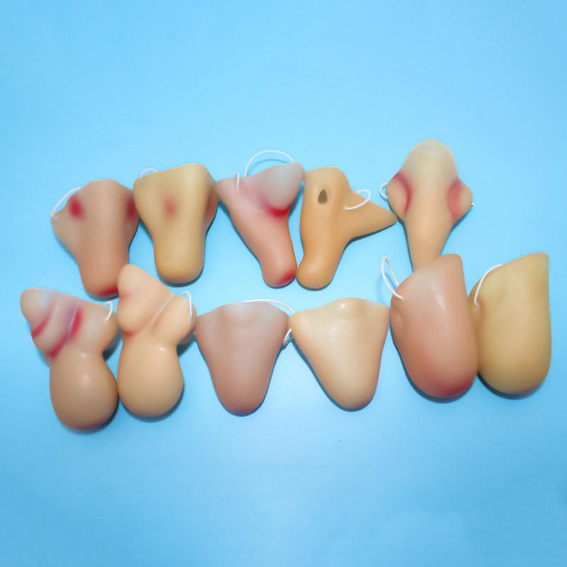 1 шт. Накладной нос для переодевания на Хэллоуин, нос ведьмы, смешной реквизит для переодевания, косплея, нос злой ведьмы, аксессуар для костюма