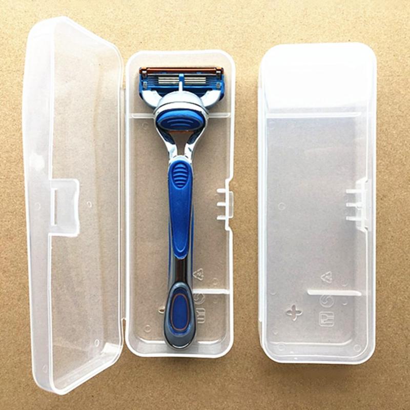 Men'S Shaver Storage Box Portable Travel Razor Case Shaving Box Containers