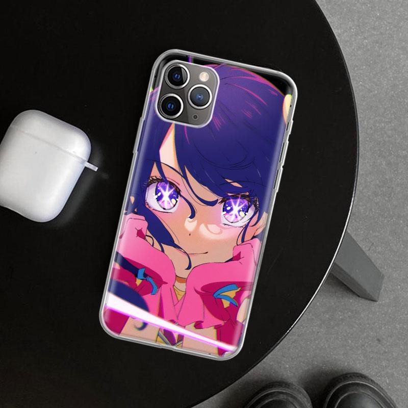 Япония Аниме Oshi No Ko Чехол для телефона для iPhone 11 12 13 Mini 14 15 Plus 16 Pro Max 17 Air 7 8 + SE Арт Индивидуальный Fundas 11