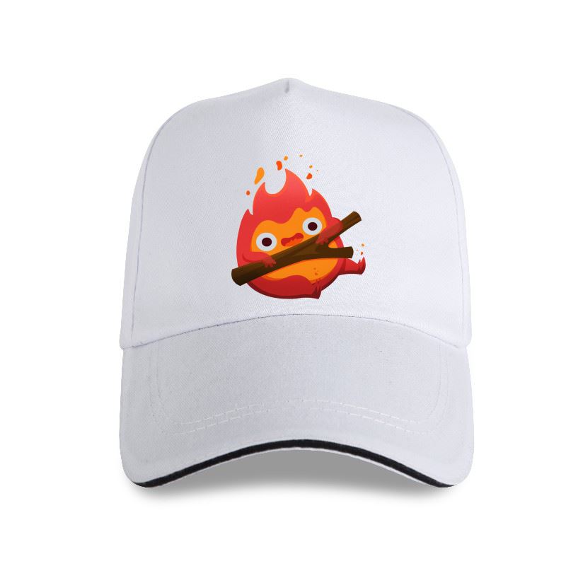 Новинка 2021 года, бейсболка Fire Demon, Calcifer Howl Moving Castle Studio Ghibli, унисекс, повседневные топы в стиле Харадзюку, майка