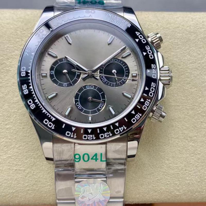 Мужские автоматические часы Laoji Ditona Panda 40 мм с бриллиантами, многофункциональные