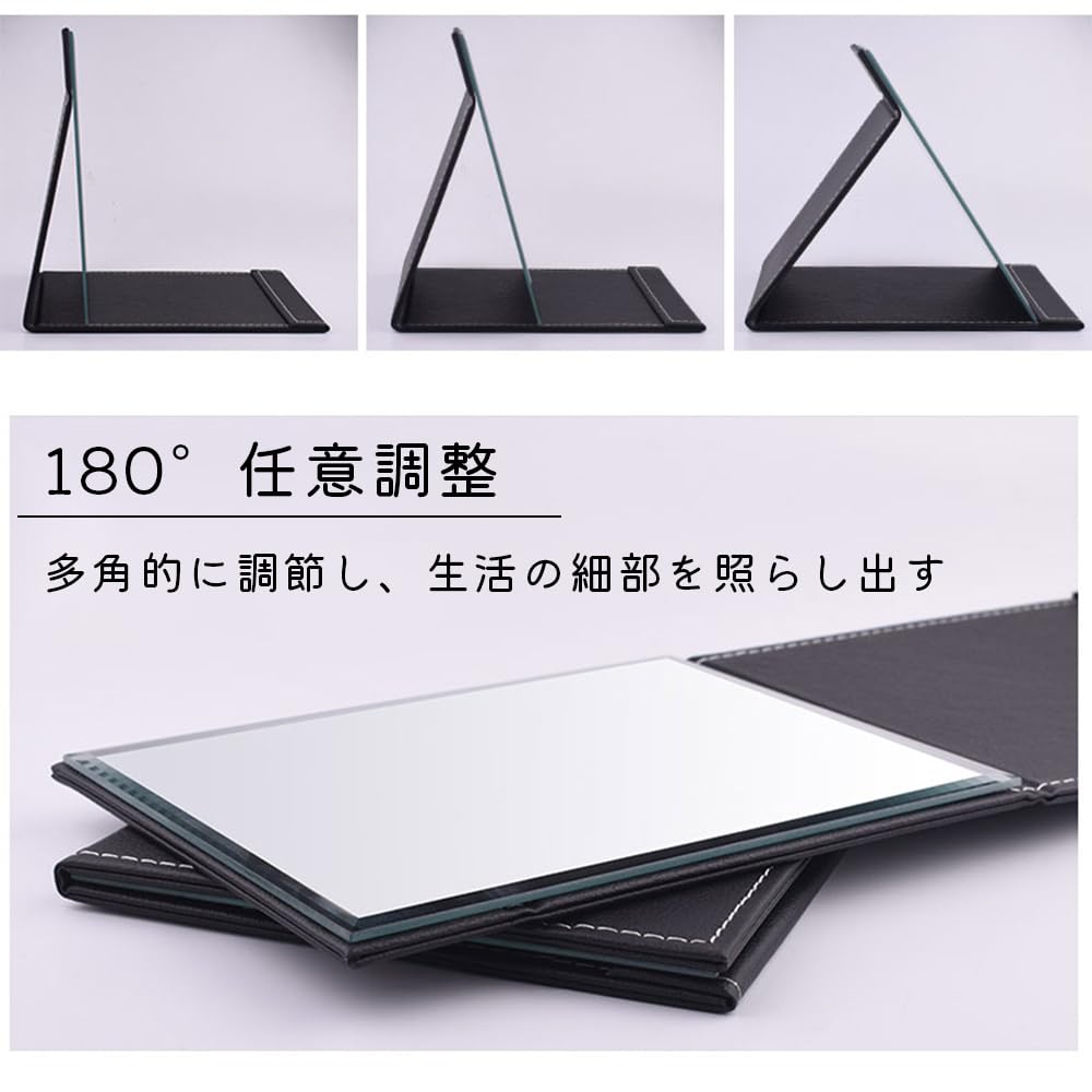 FUGSHIYI Большая настольная подставка Складная Компактная Ударопрочная Ручная Большая Настольная для макияжа Стильная Складная настольная для макияжа Легко реально закрыть Роза