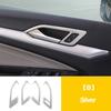 Для Volkawagen VW Golf 8 MK8 2022 Нержавеющая сталь автомобиля внутренняя дверная ручка чаша крышка отделка рамка наклейки аксессуары