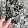 8 Листов Y2K Темный Готический Dreamcore Коллаж Ретро Атмосфера Вырубные Наклейки Diy Материалы для Журнала Дневник Junk Journal Канцелярские Товары