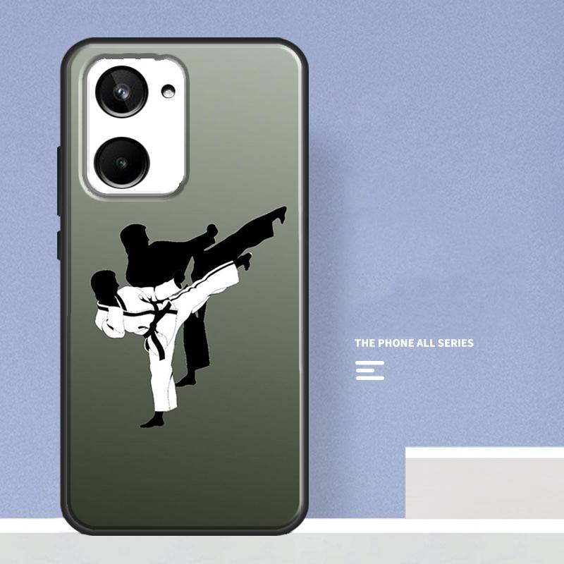 Чехол Kung Fu Taekwondo Karate для Realme GT Neo 5 2 3 GT3 8 9 10 Pro Plus C11 C15 C21 C30 C31 C35 C33 C55 C25s C21Y