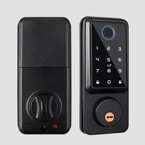 TOPTEQ A1 New Deadbolt Lock Entry Tuya Wifi TTlock Ble Deadbolt Lock Touch Digital Fingerprint Electronic Deadbolt Lock