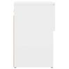 Bedside Cabinet in White 29 x 31.5 x 49 cm Particleboard