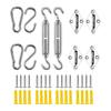 Shade Sail Hardware Kit 304 Stainless Steel S Hook M6 Fastener Set for Awning Sunshade