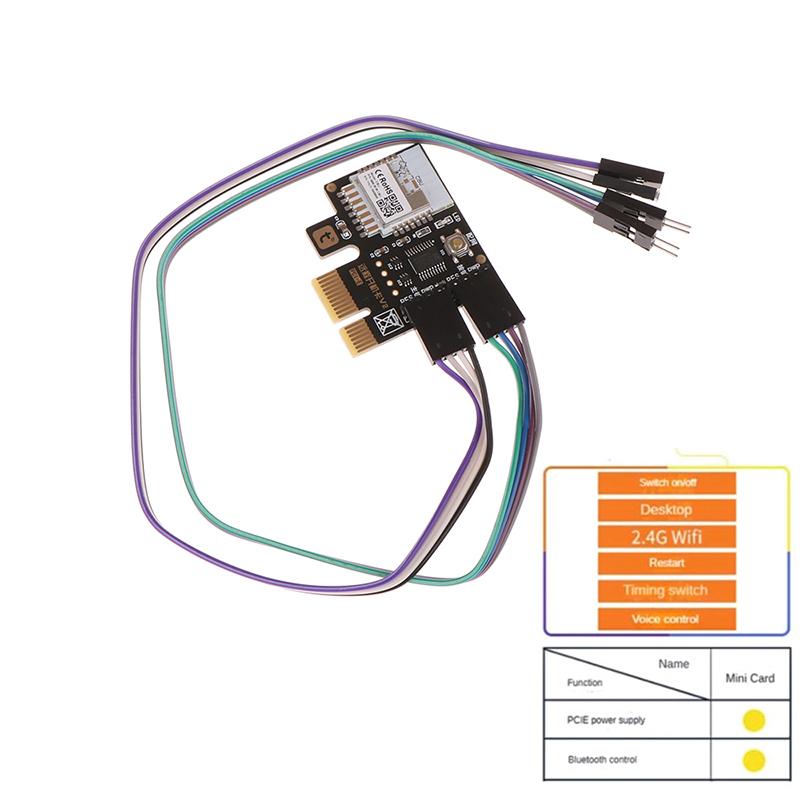 A3 Tuya Wifi Pc Power Switch Настольный компьютер Удаленная загрузка Карта запуска Мини-карта Pice для удаленной работы