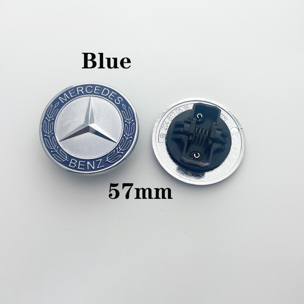 SUK3 A--57mm Car Front Hood Emblem Badge Bonnet Car Accessories For Mercedes Benz AMG W204 W205 W212 W213 W221 W177 W246 GLA GLC CLA