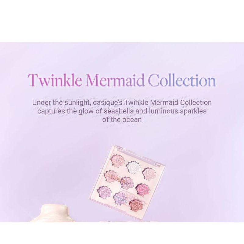 dasique - Shine Glowy Highlighter Palette Twinkle Mermaid Collection