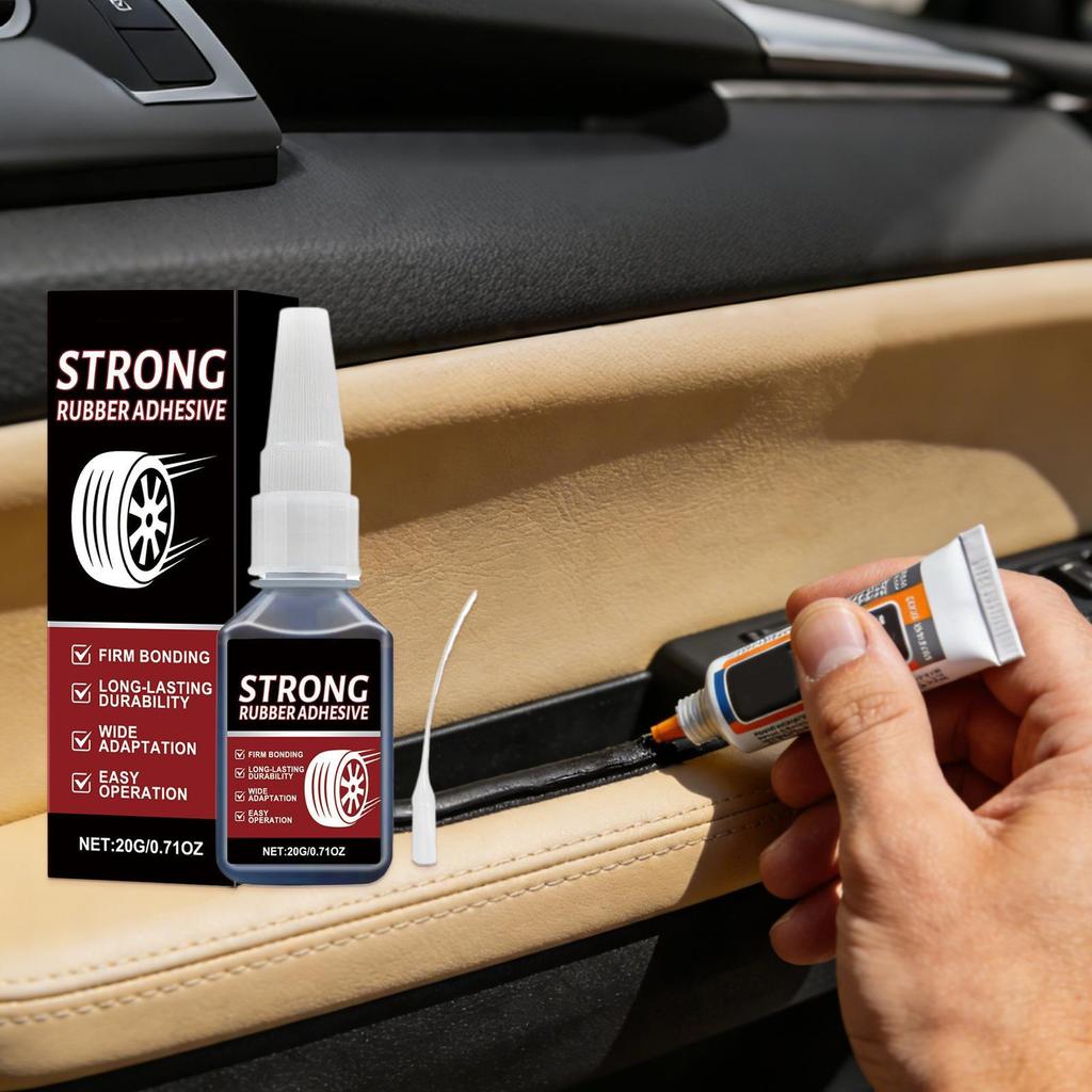 Car Rubber Glue Quick-Dry Repair Sealer Automotive Repair Bonding Cement Restor Agent For Dashboard Tire Headlights Handles