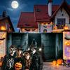479. Halloween Decorations Garage Door Cover Banner Hanging Wall Backdrop 8X7FT