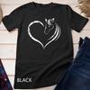 Horse Head Inside Heart Women Ladies Girls Teens Kids Gift Unisex T-shirt