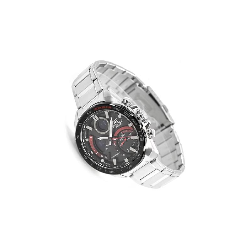 Casio Серия EDIFICE Контрастный цвет Деловые и повседневные Bluetooth-подключение Солнечный кварцевый механизм Стальной ремешок Японские и ECB-900DB-1A