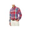 Polo Plaid Polo Collar Long Sleeve Shirt Men Shirts Multicolor 710944612-001