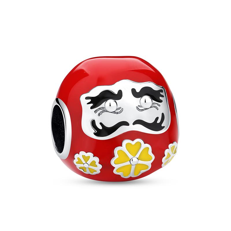Подвески бусины оригинальная японская кукла удачи кошка брелок подходит для браслетов бренда пан браслеты DIY ювелирные изделия для женщин