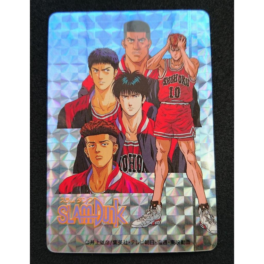 Использованная commemorative card (карточка-календарь) к VHS-релизу Slam Dunk, Prism Carddass, Не для продажи, Редкая, SLAMDUNK, Takehiko Inoue