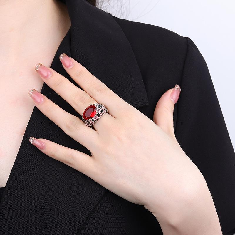 Винтажное кольцо с танзанийским голубым цирконием, слегка инкрустированное бриллиантами, цветное драгоценное кольцо, женское кольцо с королевским синим цирконием.