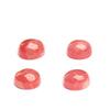 Hongchu Crystal Natural red rhyolite cabochon loose beads DIY Ornament Accessories Full-bodied rhodochrosite single bead