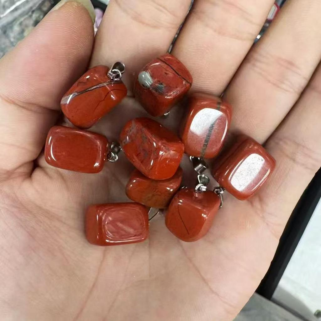 Natural Crystal Agate Irregular Pendants (15-20mm) for DIY Jewelry