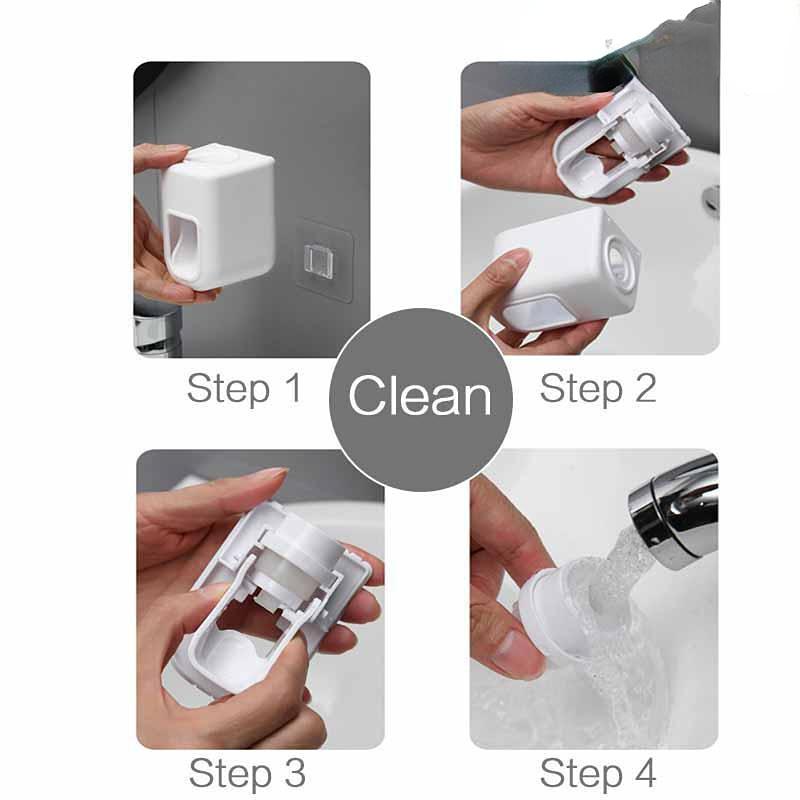 1 шт., бытовое настенное крепление для ванной комнаты, водонепроницаемая соковыжималка для зубной пасты, аксессуары для ванной комнаты
