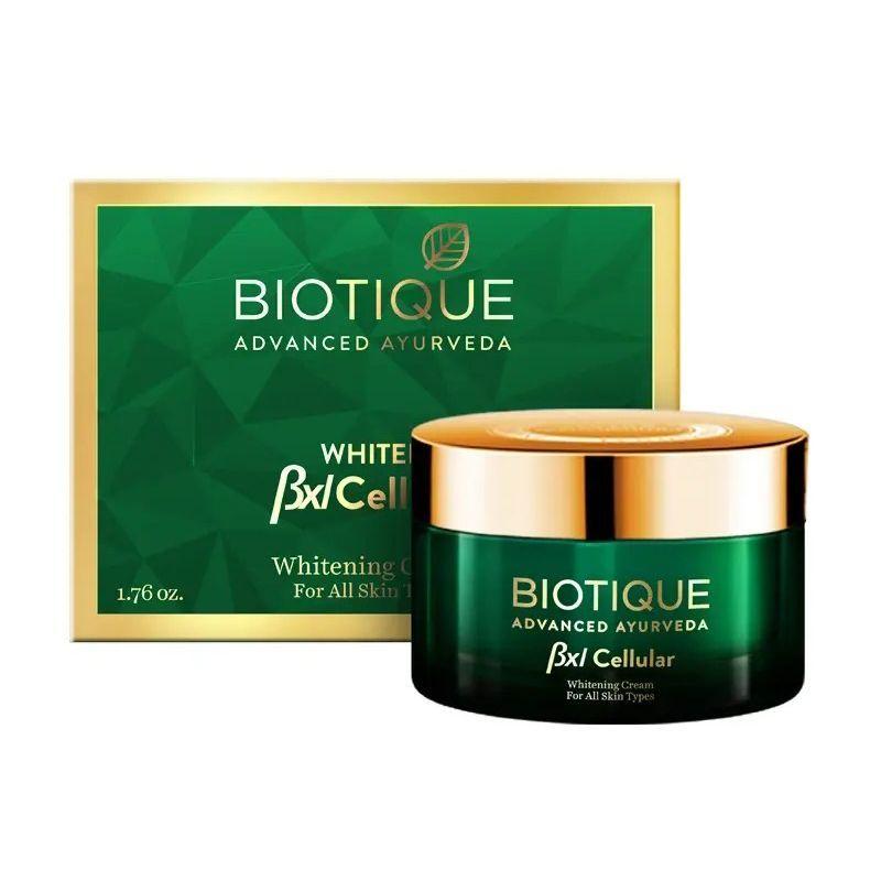 Крем для отбеливания кожи (50 г), BXL Cellular Whitening Cream, Biotique