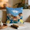 Anime Inazuma Eleven Axel Blaze Cushion Cover Short plush pillowcase for bed sofa carwashable
