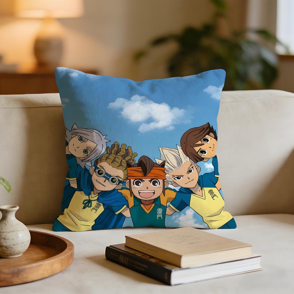 Anime Inazuma Eleven Axel Blaze Cushion Cover Short plush pillowcase for bed sofa carwashable