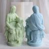 Формы для свечей 3D Дева Мария для Держания Ребенка Силиконовая Форма Форма для Гипса-Смолы Свеча с Ароматом Девы Эпоксидная Форма DIY Искусство