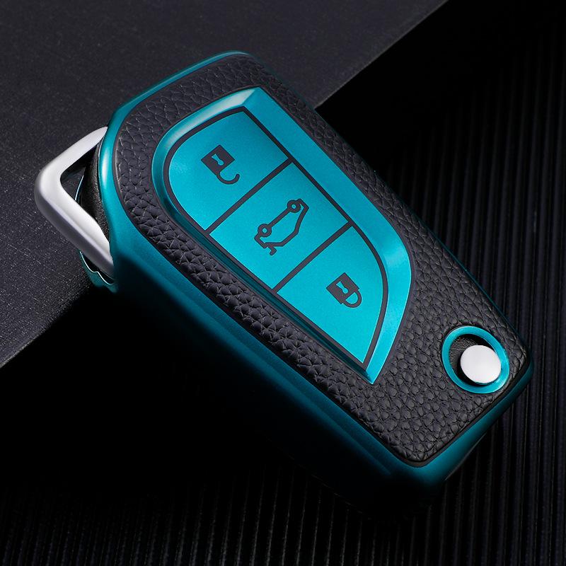 Чехол для ключа Toyota Corolla Camry для Highlander, RAV4, Levin, Reiz - Автомобильный чехол-держатель для ключа