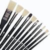 10 Pcs Paint Brushes Set Bristle Hair Professional Drawing Long Rod Painting Brush Oil Acrylic Watercolor Art Supplies