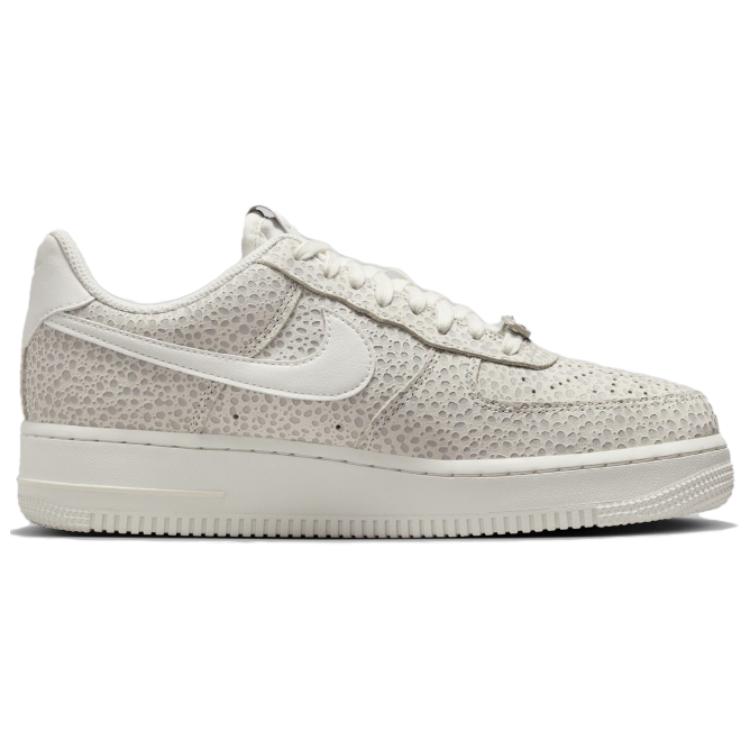 Nike Air Force 1 07 Premium Safari Print Pack - женские кроссовки Phantom серые металлик-серебристый парус FV6519-001