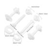 1Pair Hardware Easy Installation Repair Tools Bolts Bathroom Nut Fixing Screws Toilet Seat Hinges