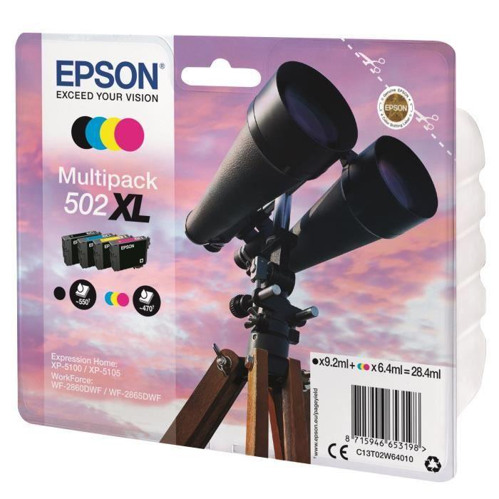 Epson Multipack 502 XL - Бинокль - Черный, Голубой, Желтый, Пурпурный (C13T02W64020)