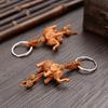Creative 3D Elephant Keychain Pendant Resin Animal Charm Bag Hanging Decoration Accessory For Keys Bags Gifts