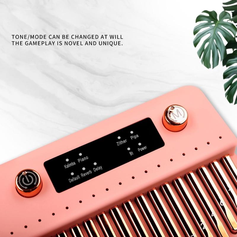 17-tone Electronic Smart Kalimba Thumb Piano Kalimba Finger Piano Thumb Piano Speaker Dual-use Musical Instrument