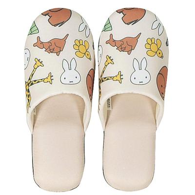 Senko Miffy Животное Универсальный размер и Тапочки, Бежевый,