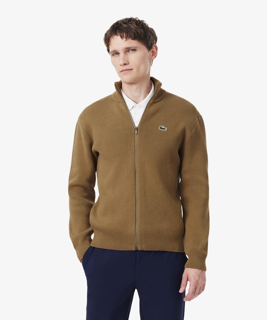 LACOSTE Men'S Golf Textured Full-Zip Cardigan Ah4811-56N Six