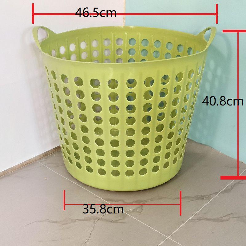 Домашняя большая пластиковая корзина для хранения игрушек, одежды для стирки, прочный контейнер для мелочей