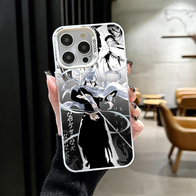 Чехол для телефона Bleach Kuchiki Rukia Ударопрочный для iPhone 17 Air 16 16E 15 Pro Max 14 Plus 13 Mini 12 Задняя крышка Противоударный Fundas
